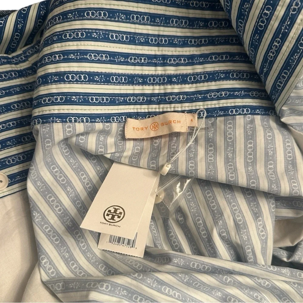 Tory Burch Skirt Blue and White Size 4